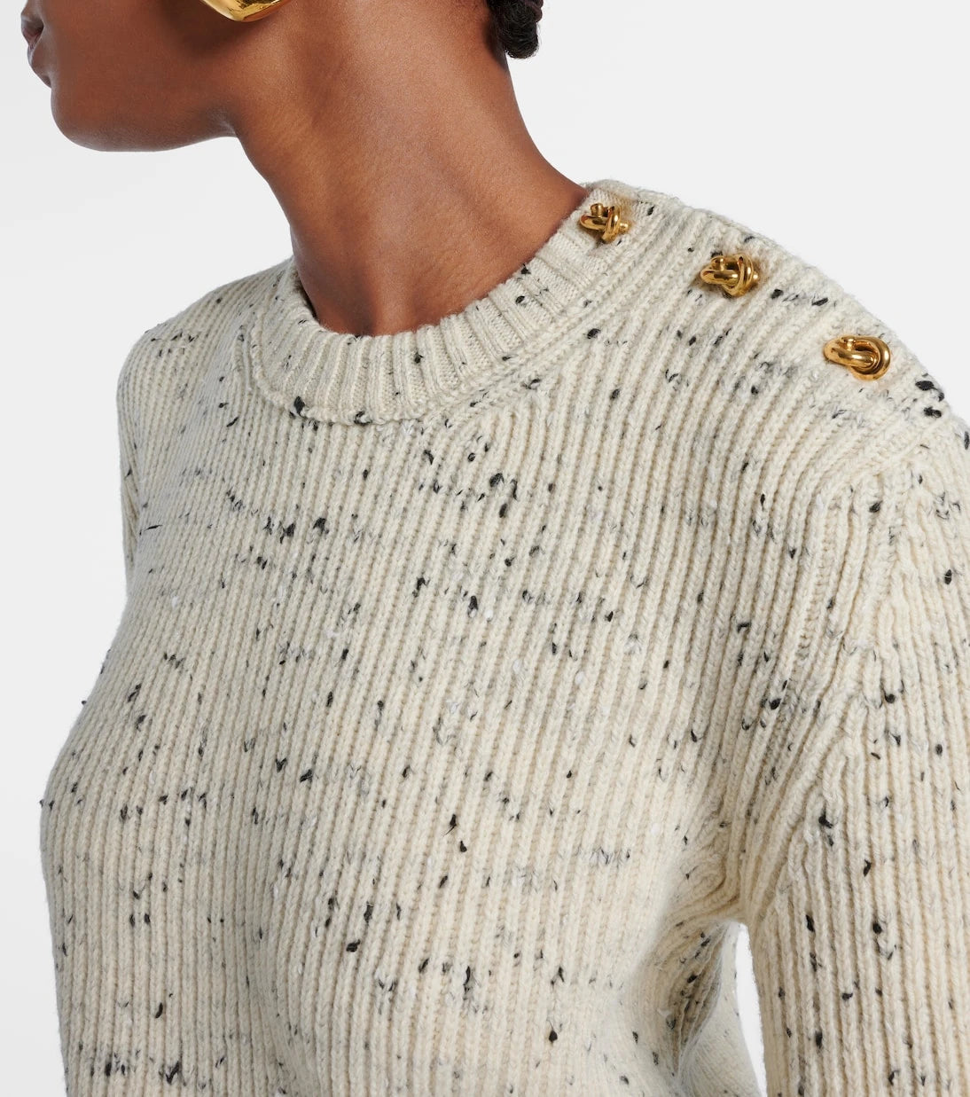 Bottega Veneta - سترة Knot من مزيج الصوف