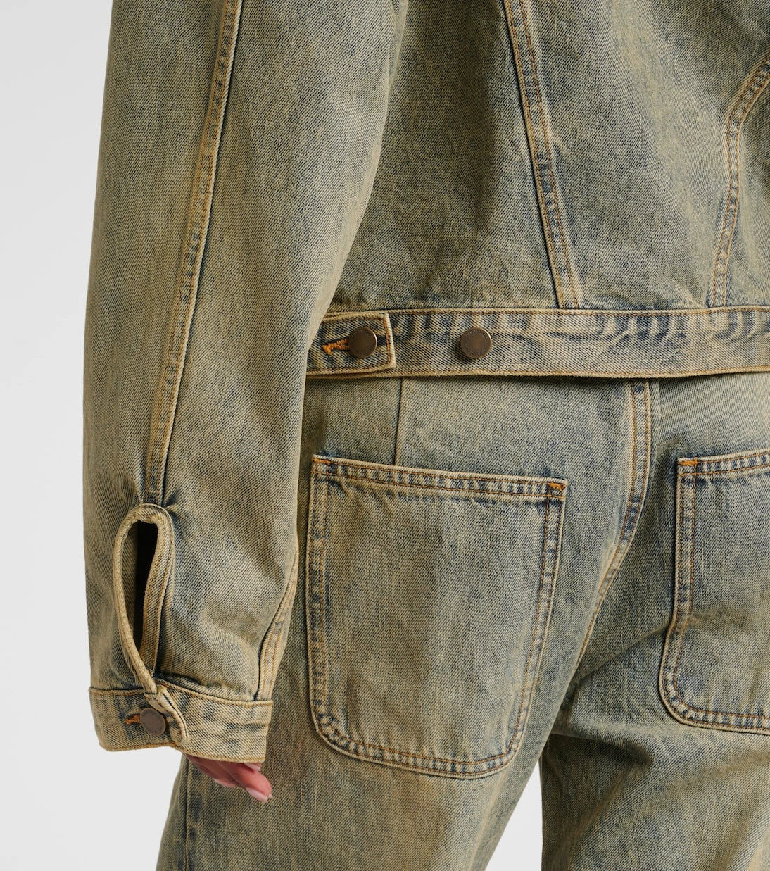 Entire Studios - Faded oversized denim jacket
