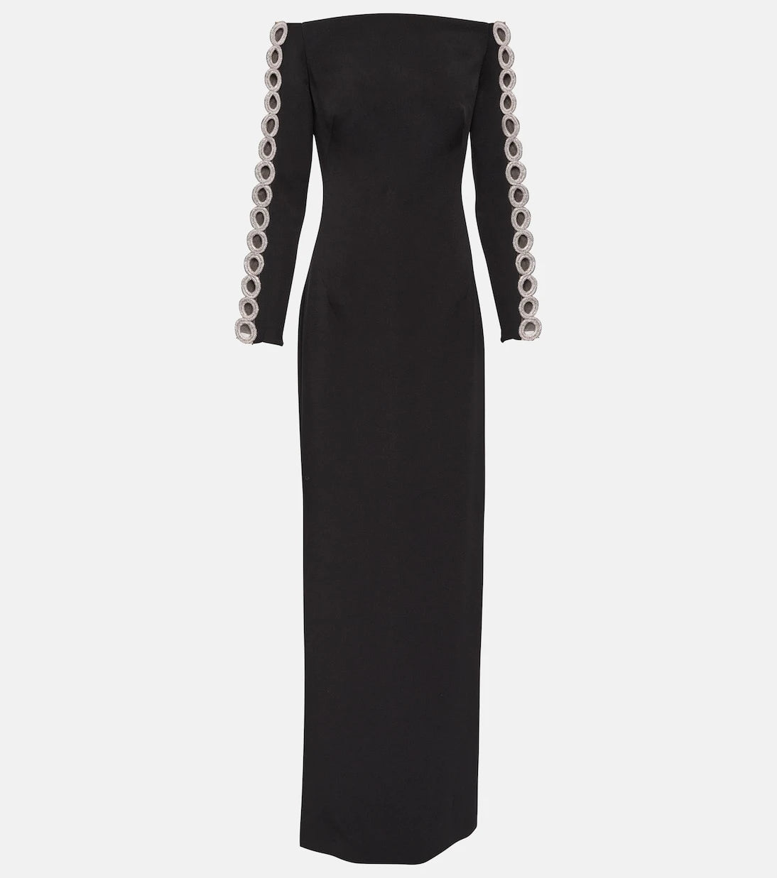 Safiyaa - Maimie crystal-embellished crêpe gown