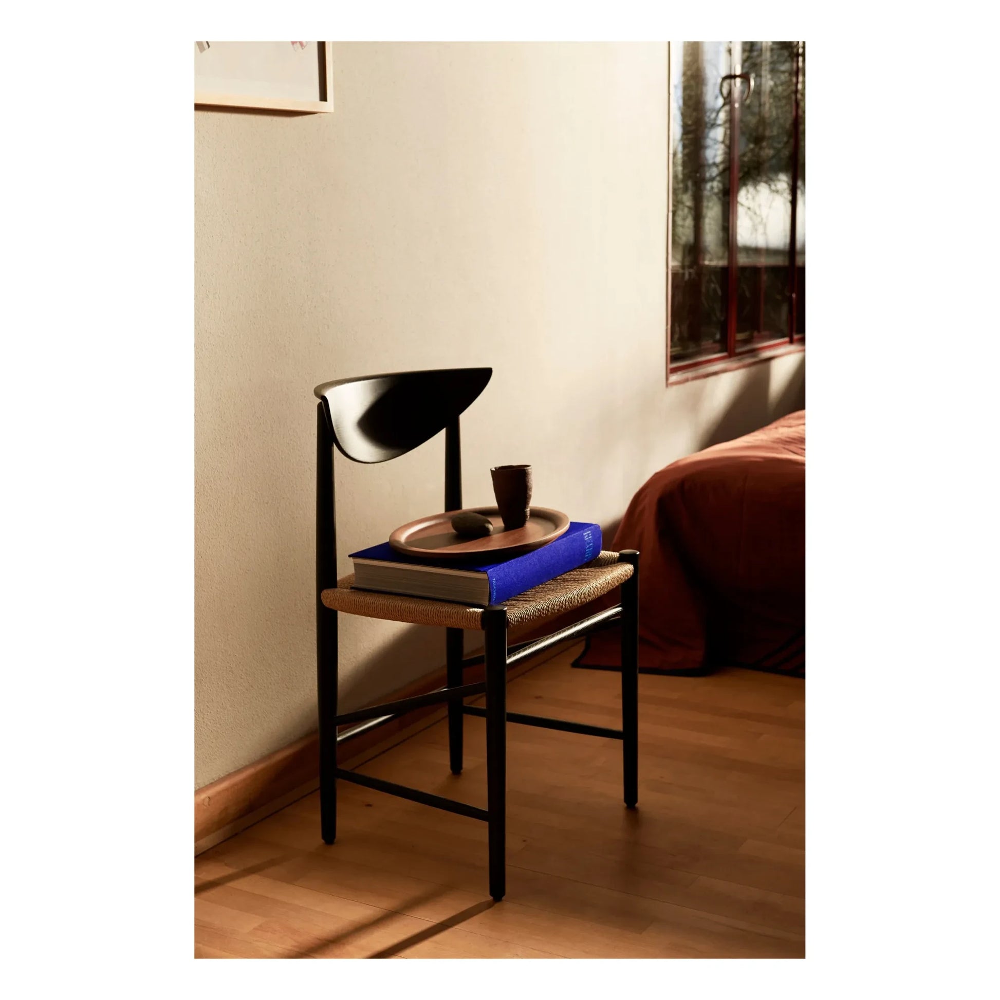& Tradition - HM3 Drawn Wooden Chair | Black Oak