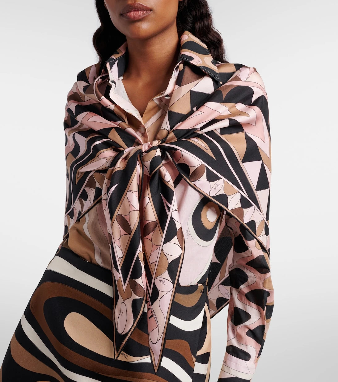 Pucci - Manuba silk twill scarf