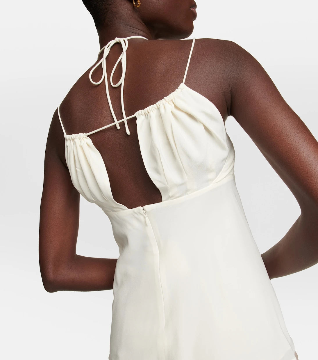 Toteme - Gathered silk top