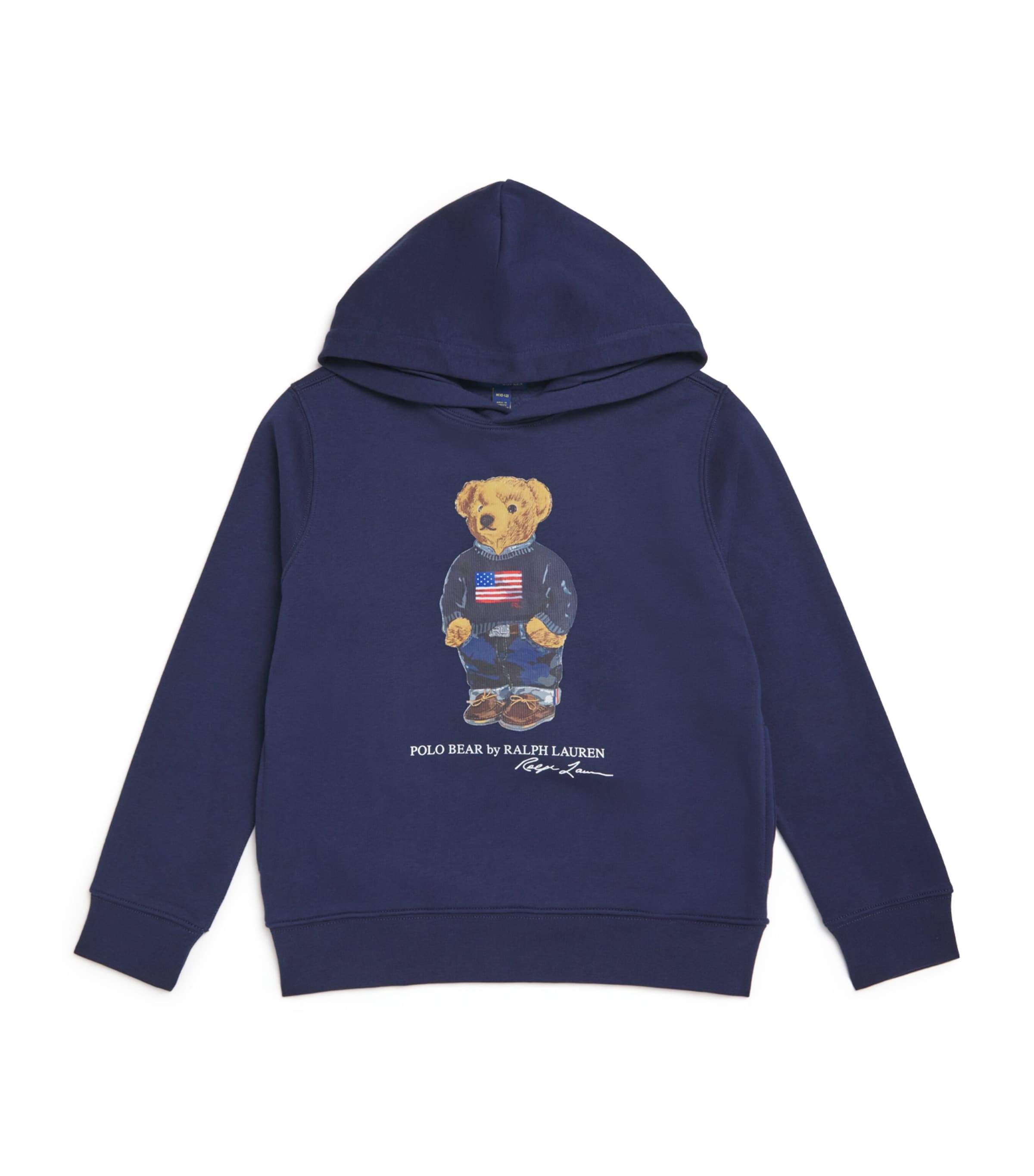 Ralph Lauren Kids Cotton-Blend Polo Bear Hoodie (6-14 Years)