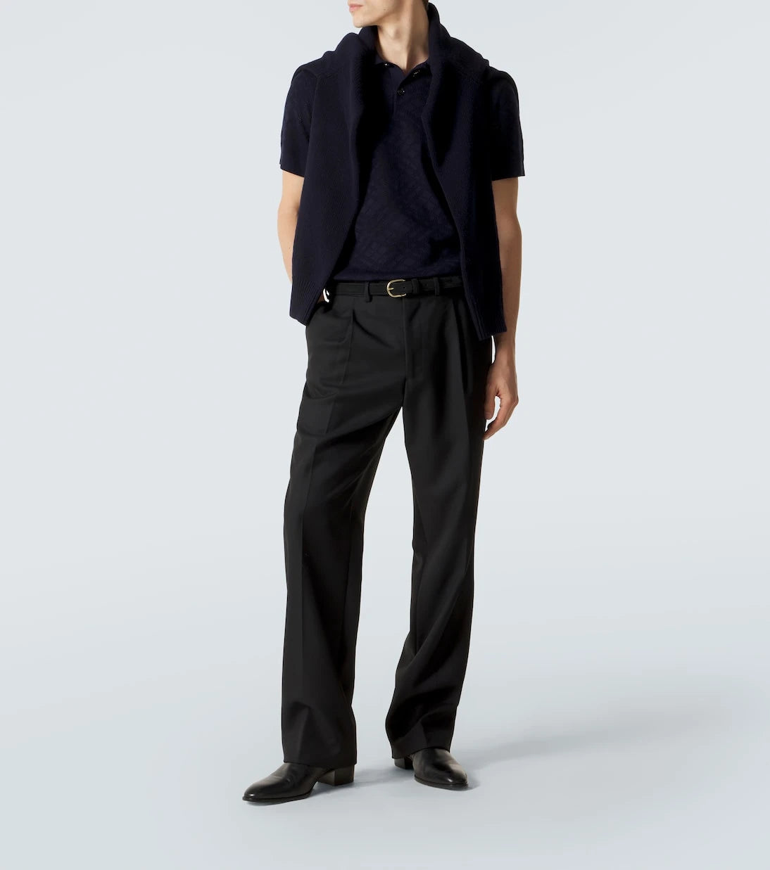 Burberry - Wool polo shirt