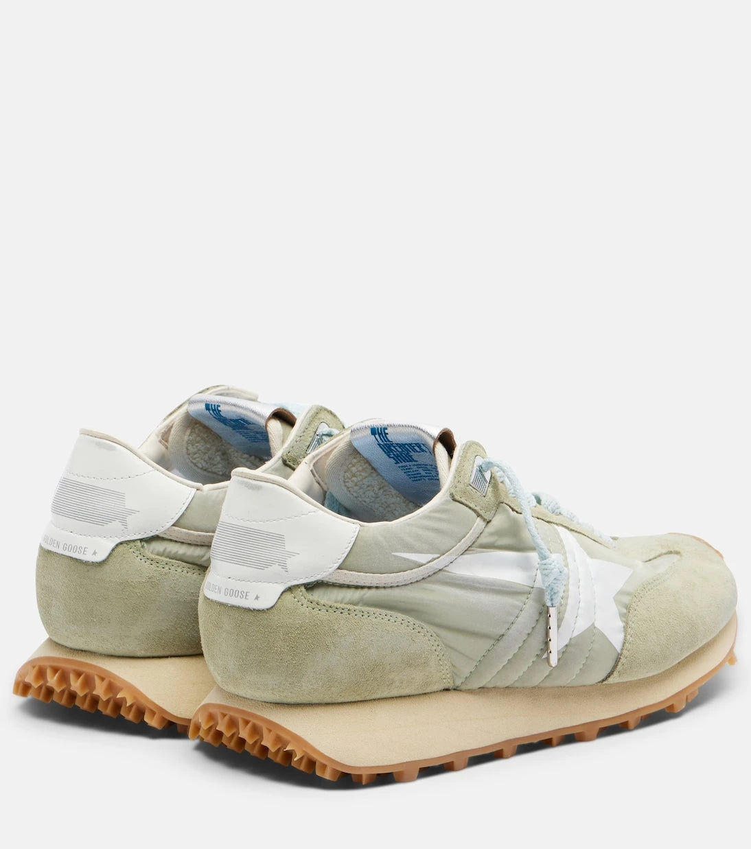 Golden Goose - Running Marathon suede-trimmed sneakers