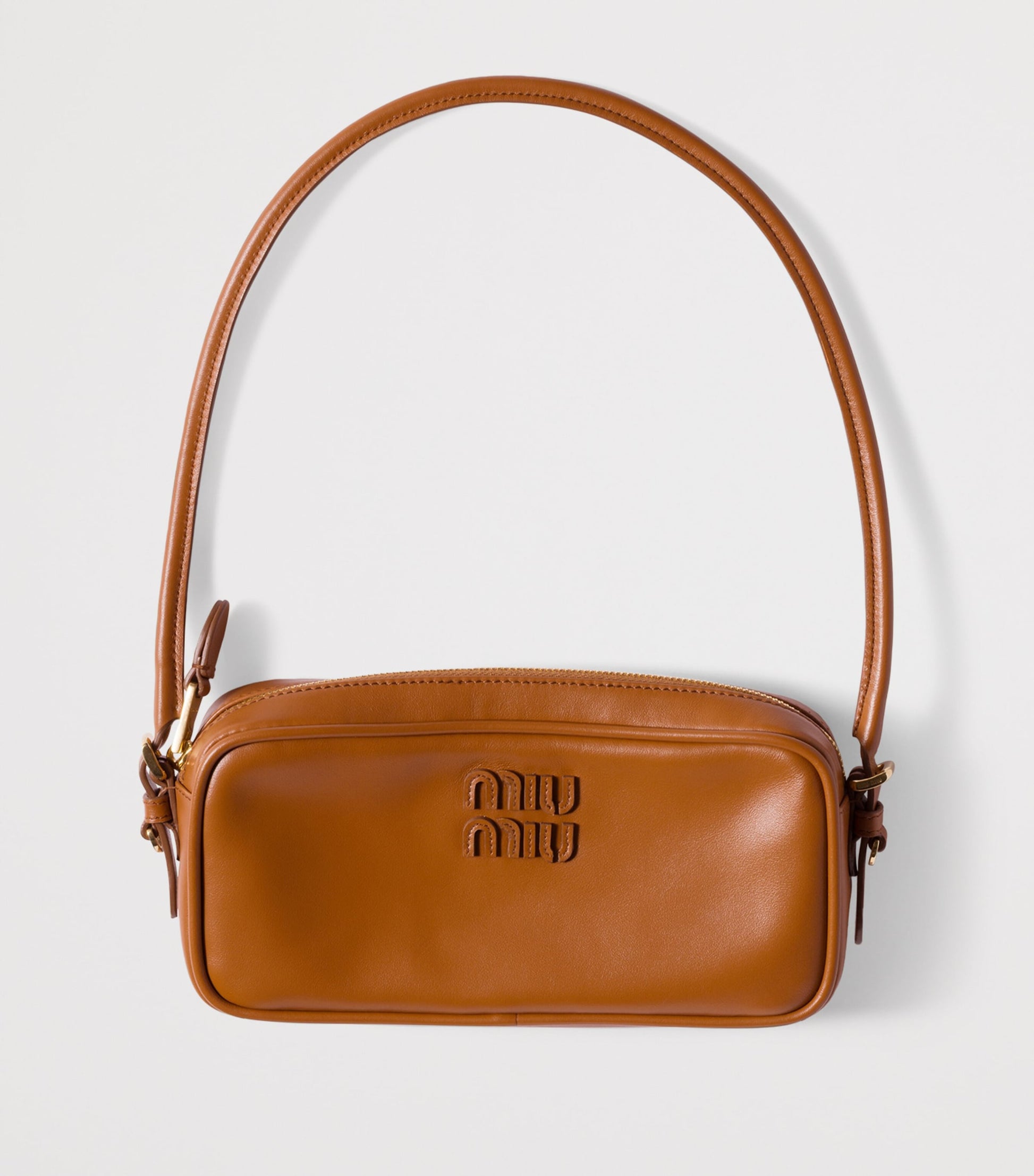 Miu Miu Brown Leather Pouch