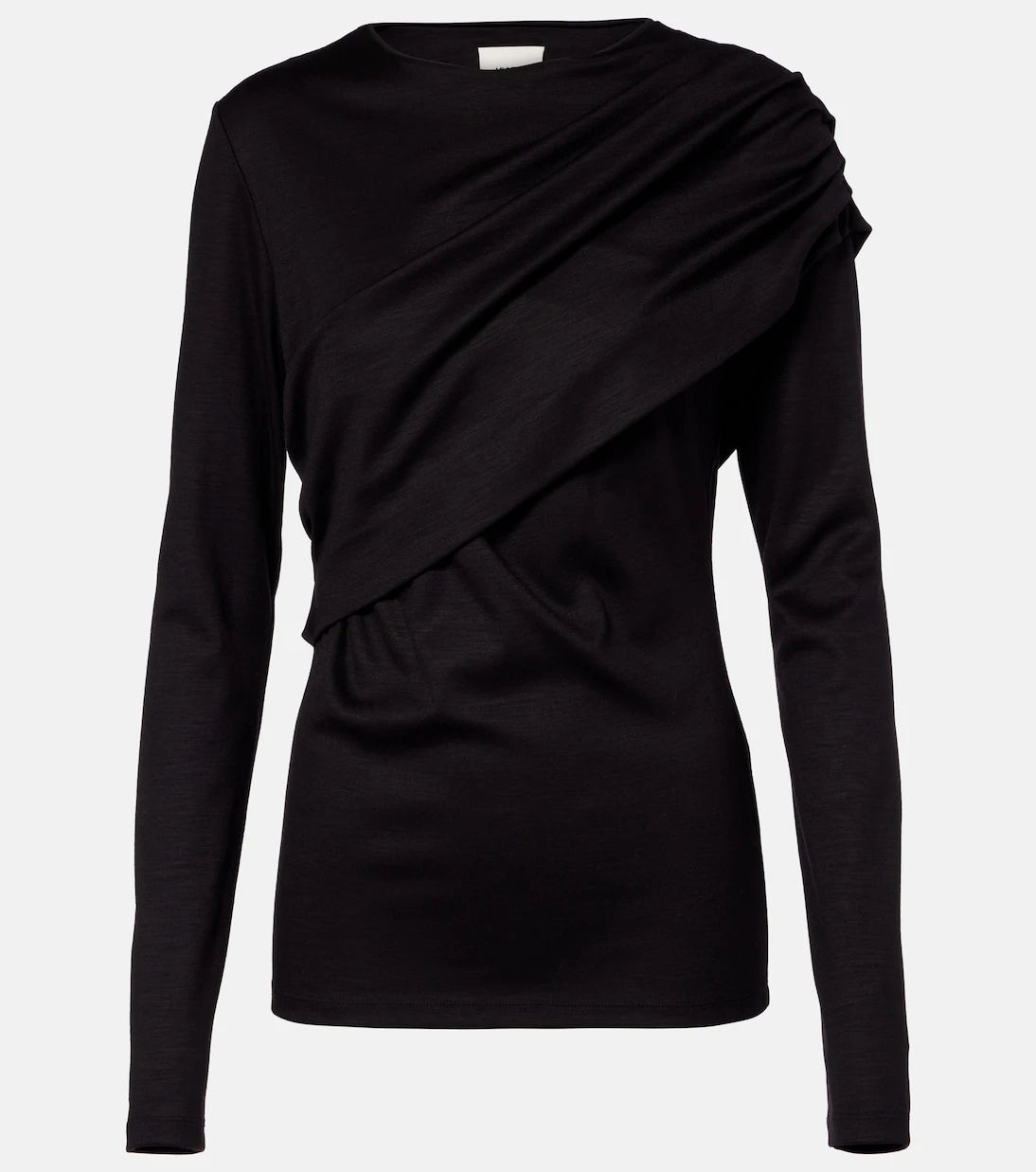 Isabel Marant - Asna draped virgin wool top