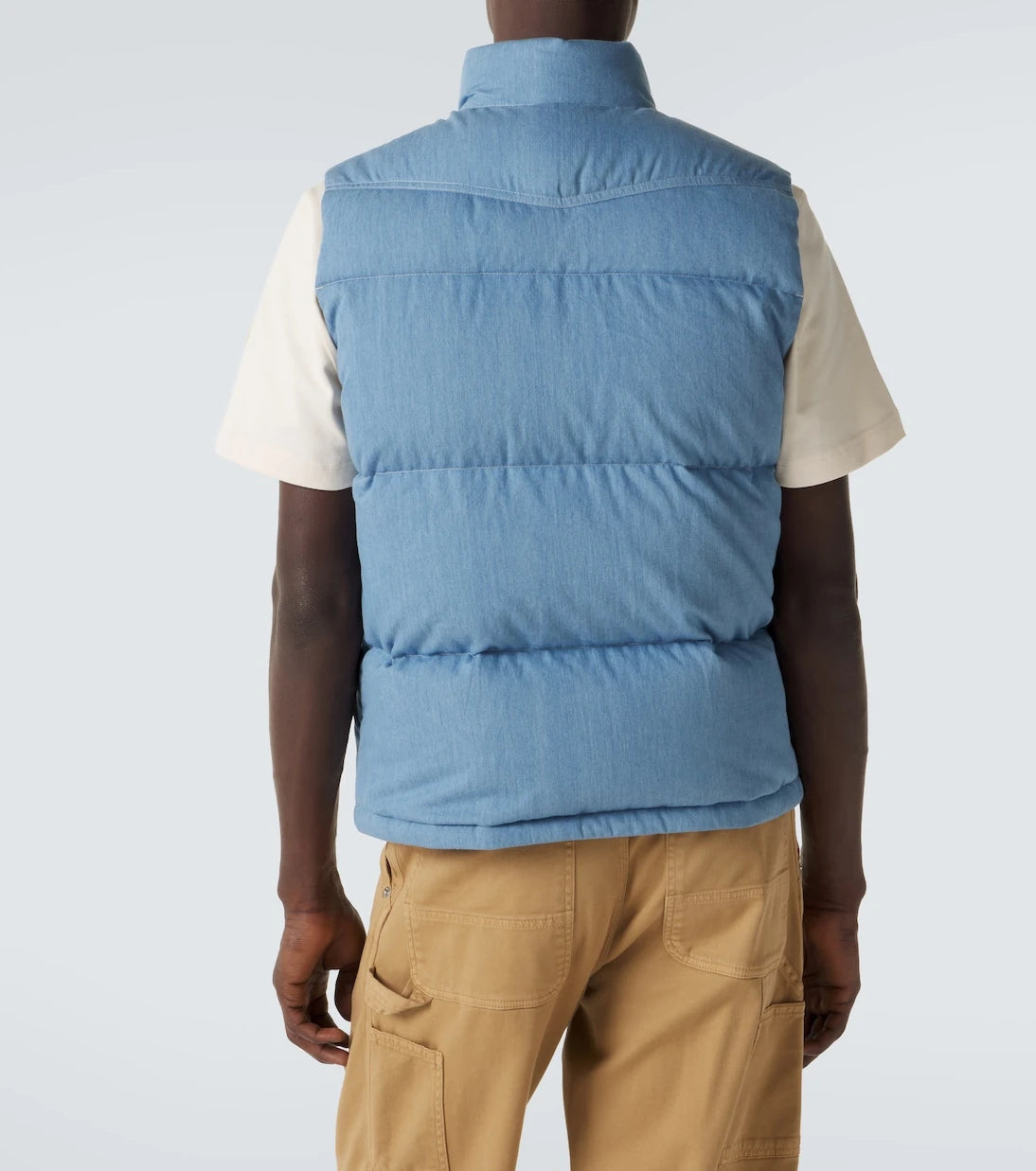Moncler - Ervional denim down vest