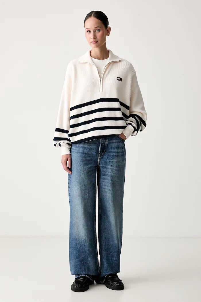 Tommy Jeans Kadın Pamuk Kazak