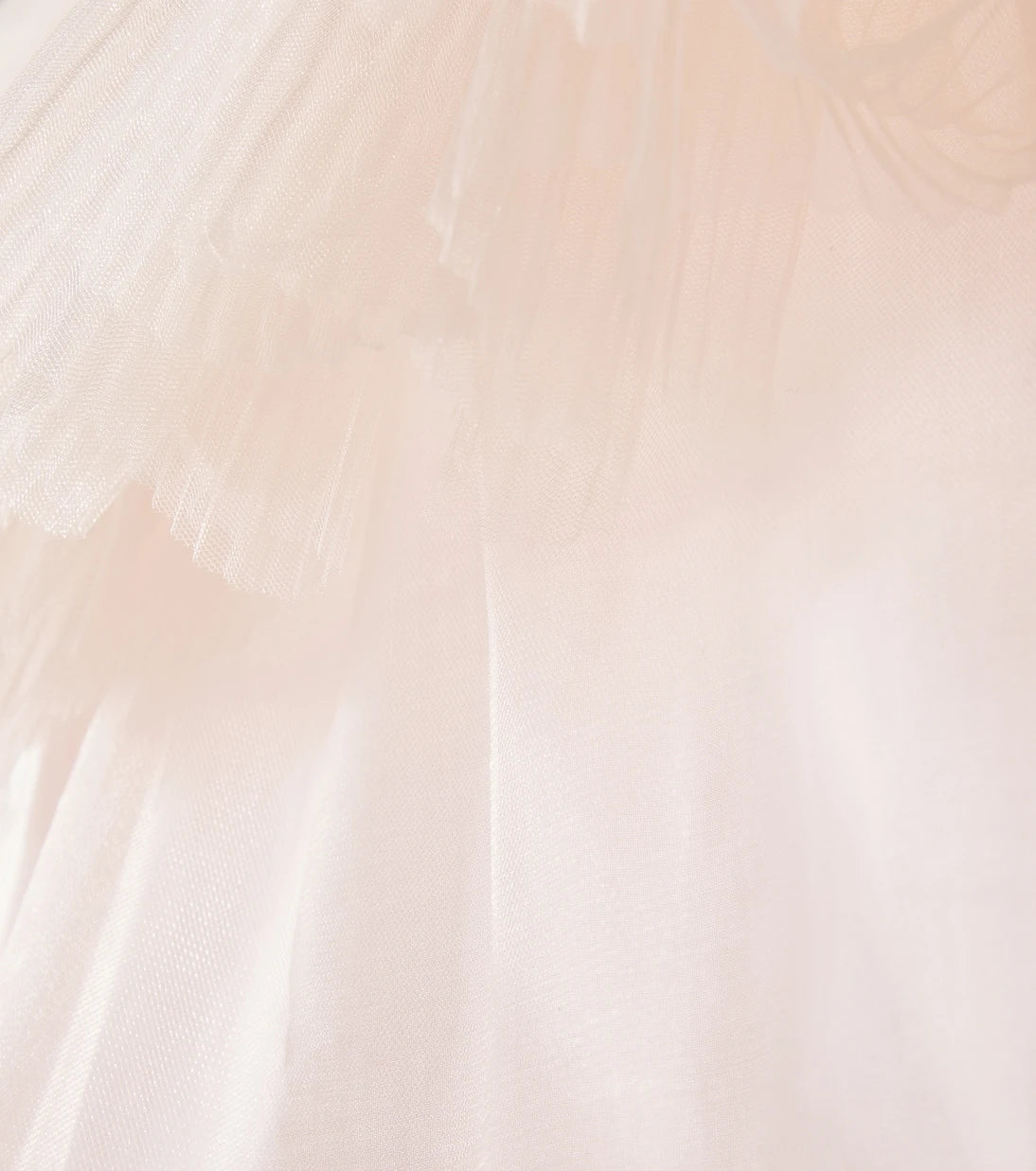 Petite Amalie - Ruffled tulle blouse