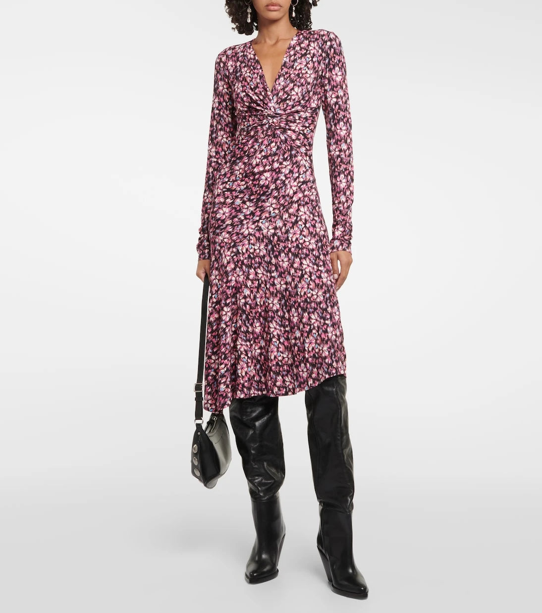 Marant Etoile - Lania printed jersey midi dress