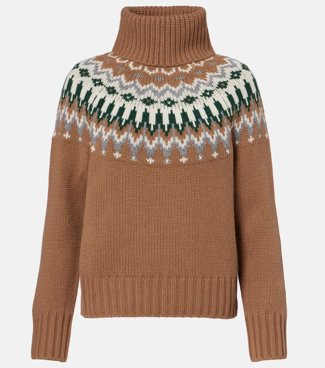 Bogner - Ingrid jacquard cashmere turtleneck sweater