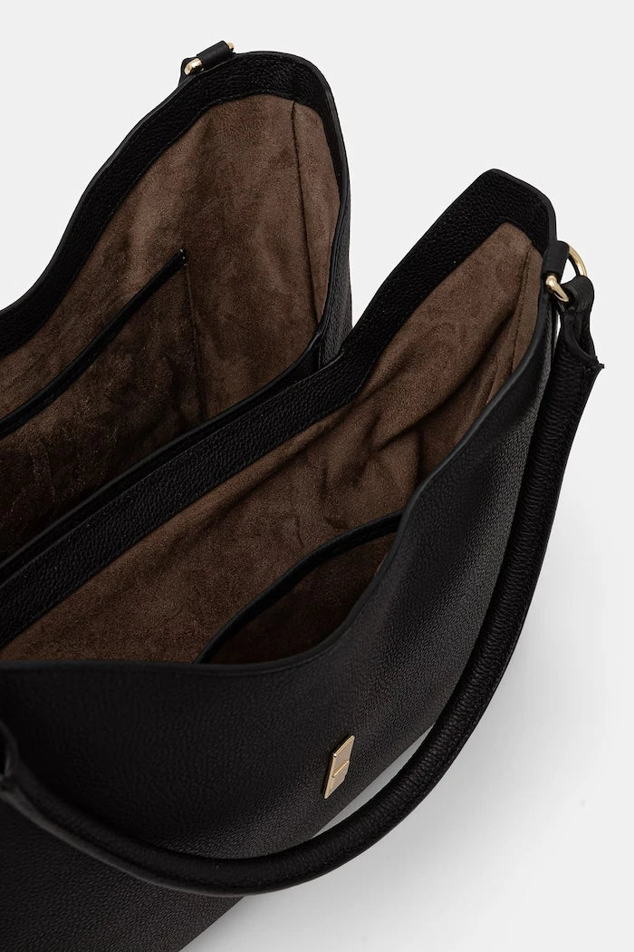 BOSS чанта дамска от кожа REAH MEDIUM TOTE
