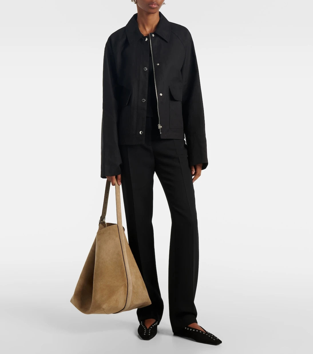 Toteme - Suede tote bag