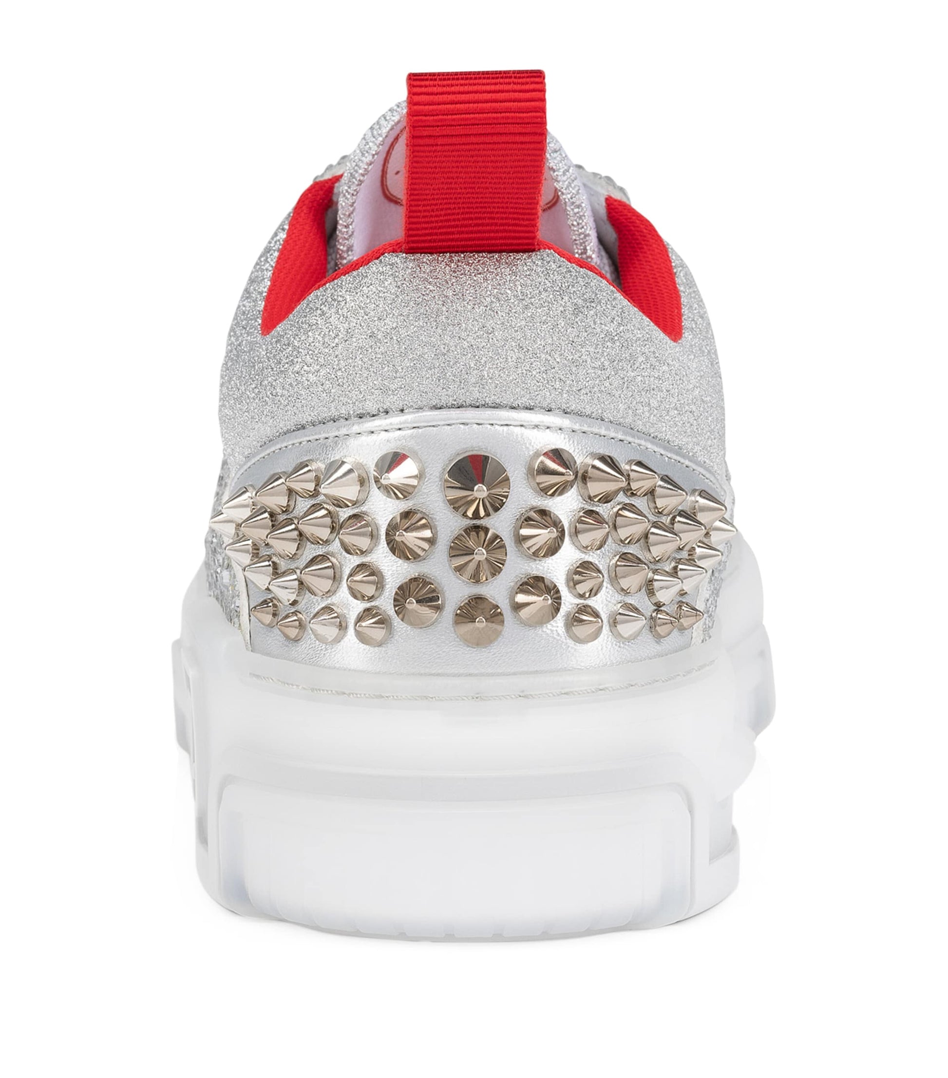 Christian Louboutin Silver Astroloubi Donna Strass Sneakers