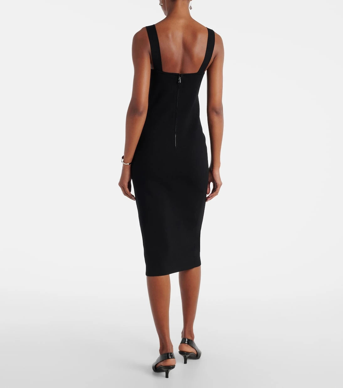 Max Mara - Teak knitted midi dress