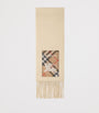Cashmere Check Patch Scarf
