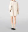 Neutral Cashmere Knitted Cardigan