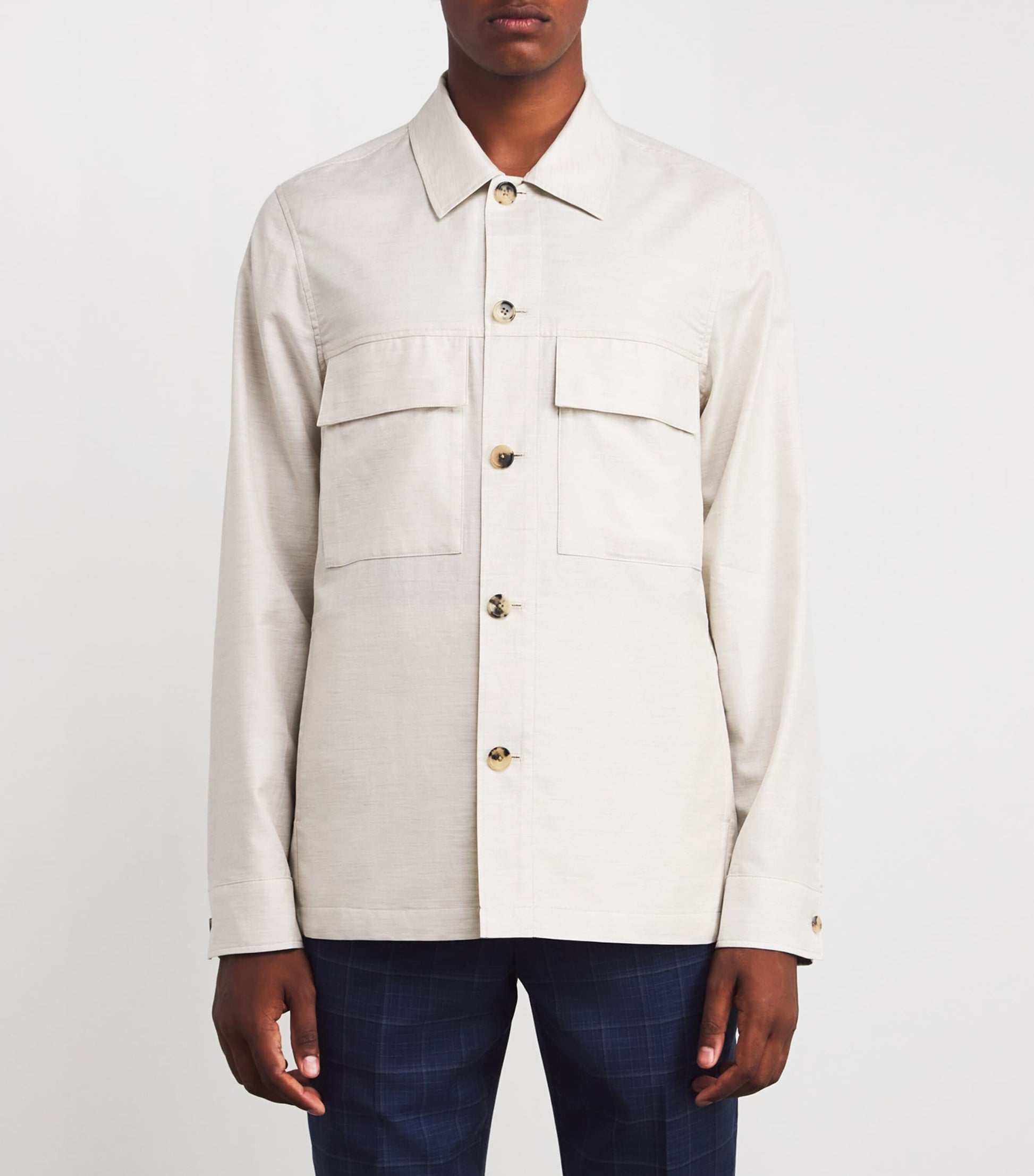 White Cotton Shacket