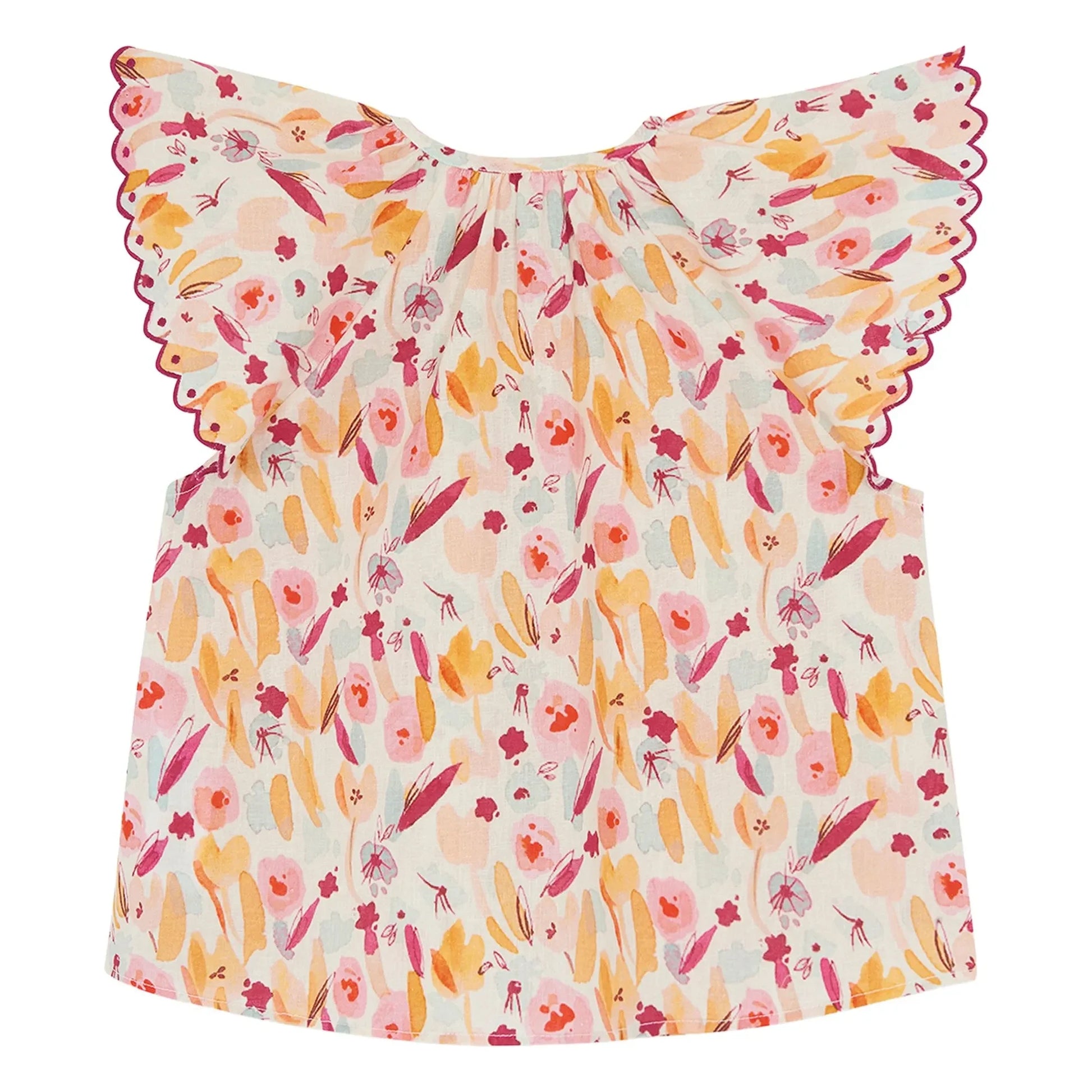 Bonton - Blouse Nuage Fleurie | Ecru