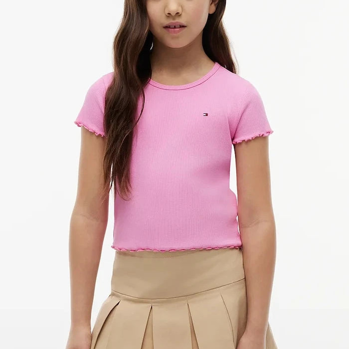 Tommy Hilfiger тениска за деца с памук