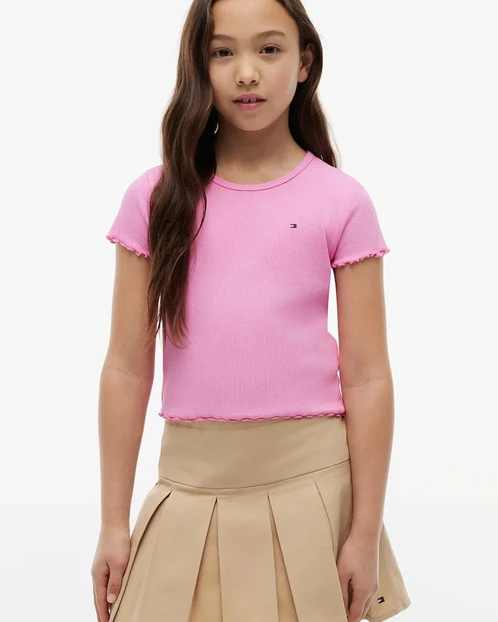 Çocuklar için pamuklu Tommy Hilfiger tişört