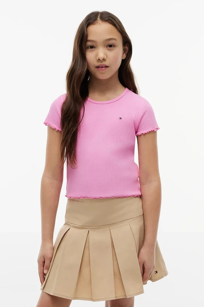 Çocuklar için pamuklu Tommy Hilfiger tişört