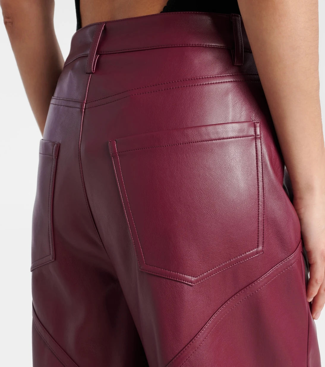 Rotate - Mid-rise wide-leg pants
