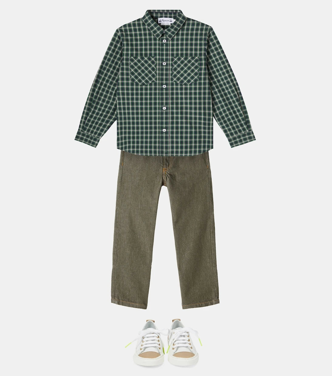 Bonpoint - Cotton-blend jeans
