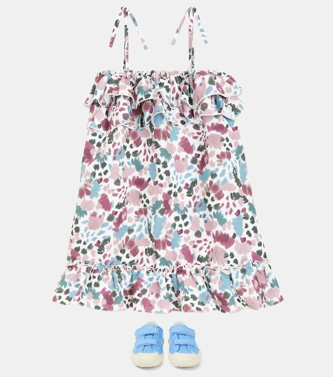 Suncracy - Amalfi ruffled printed dress
