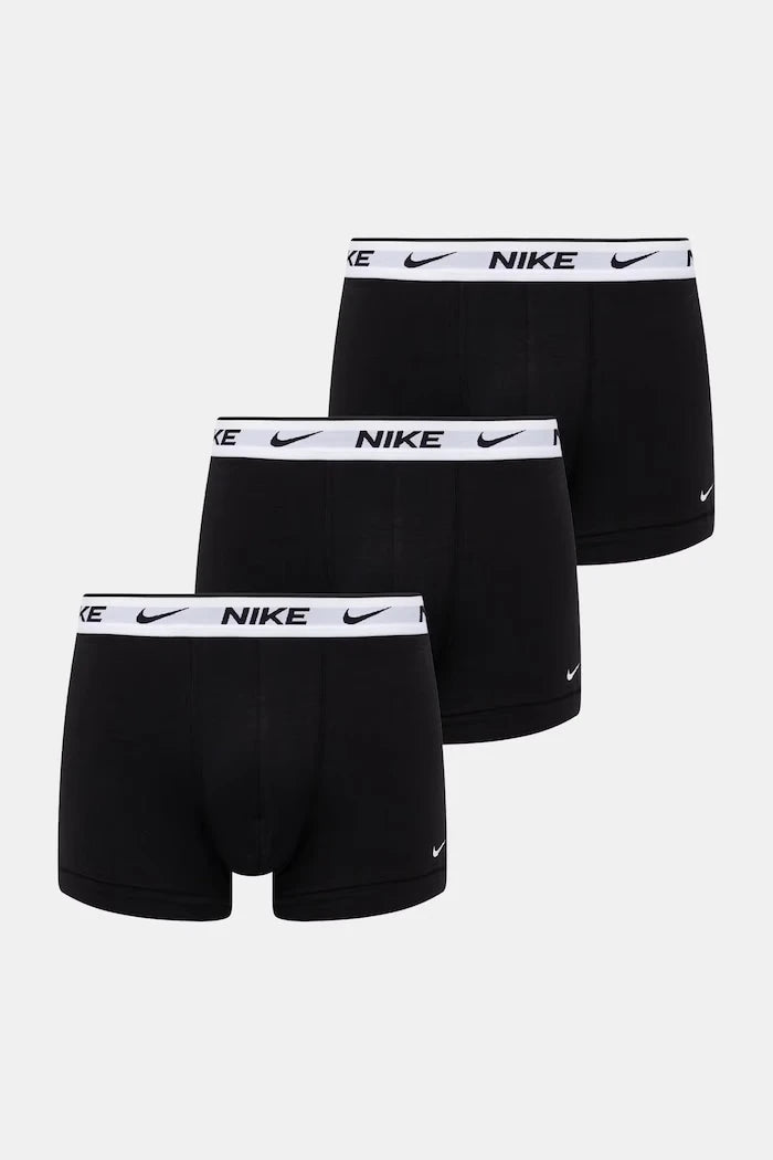 Nike pamuk ve elastanlı erkek dar boxer 3'lü paket