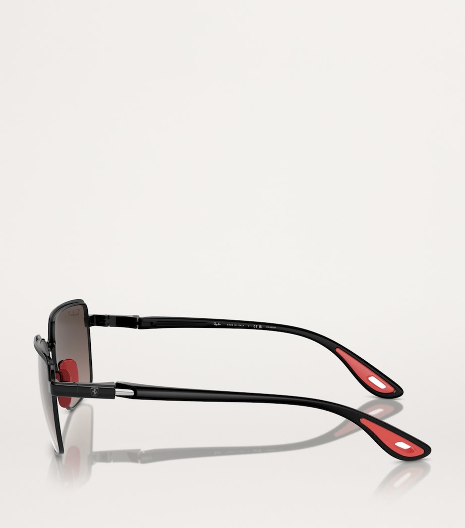 Ray-Ban Black x Scuderia Ferrari RB3743M Collection Sunglasses