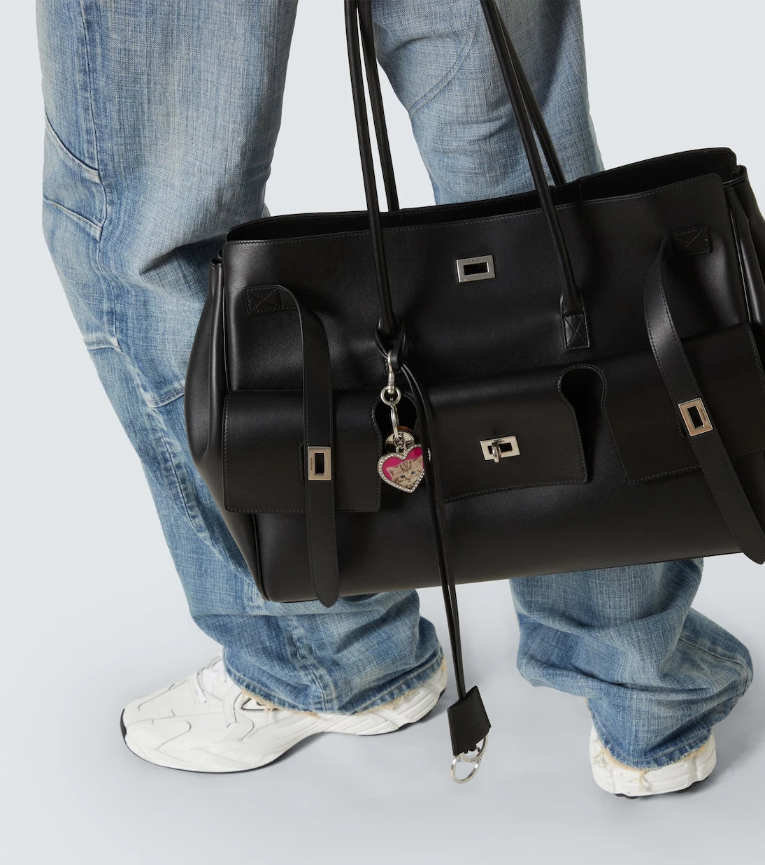 Balenciaga - Embellished bag charm