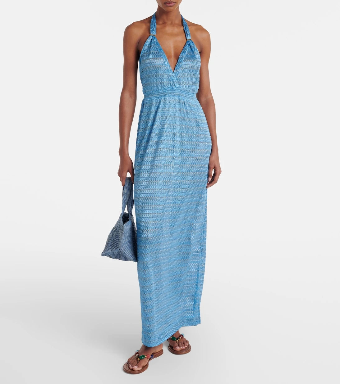 Melissa Odabash - Mariah lamé maxi dress