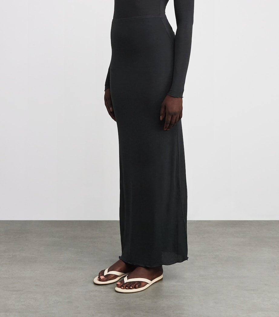 Sheer Modal Maxi Skirt