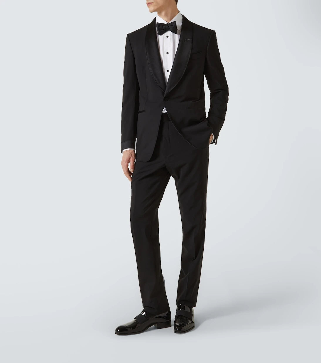 Brioni - Cotton poplin tuxedo shirt