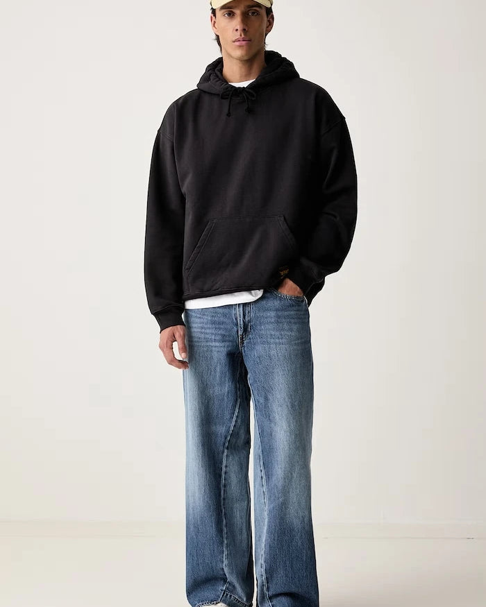 Levi's kapüşonlu erkek pamuklu sweatshirt WORKWEAR PO