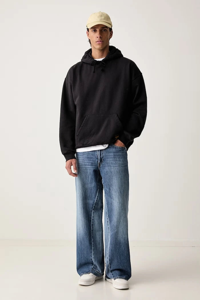 Levi's kapüşonlu erkek pamuklu sweatshirt WORKWEAR PO