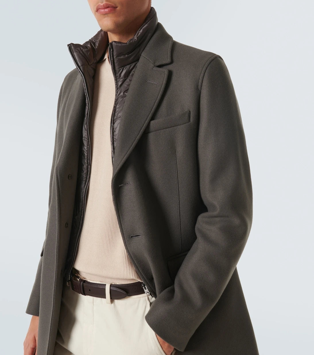 Herno - Wool-blend overcoat