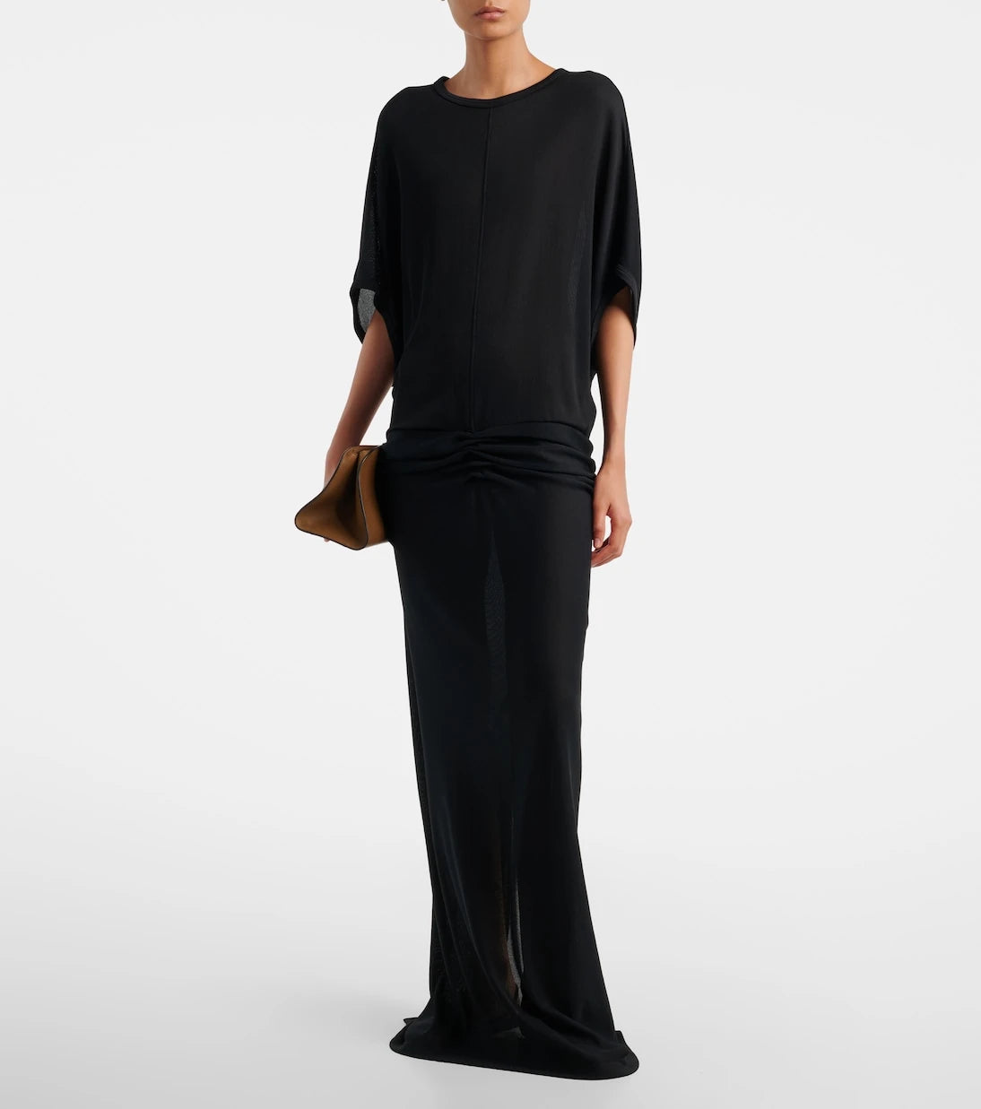 The Row - Peggy leather clutch