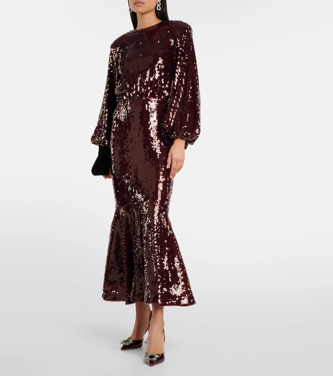 Rotate - Sequined maxi dress