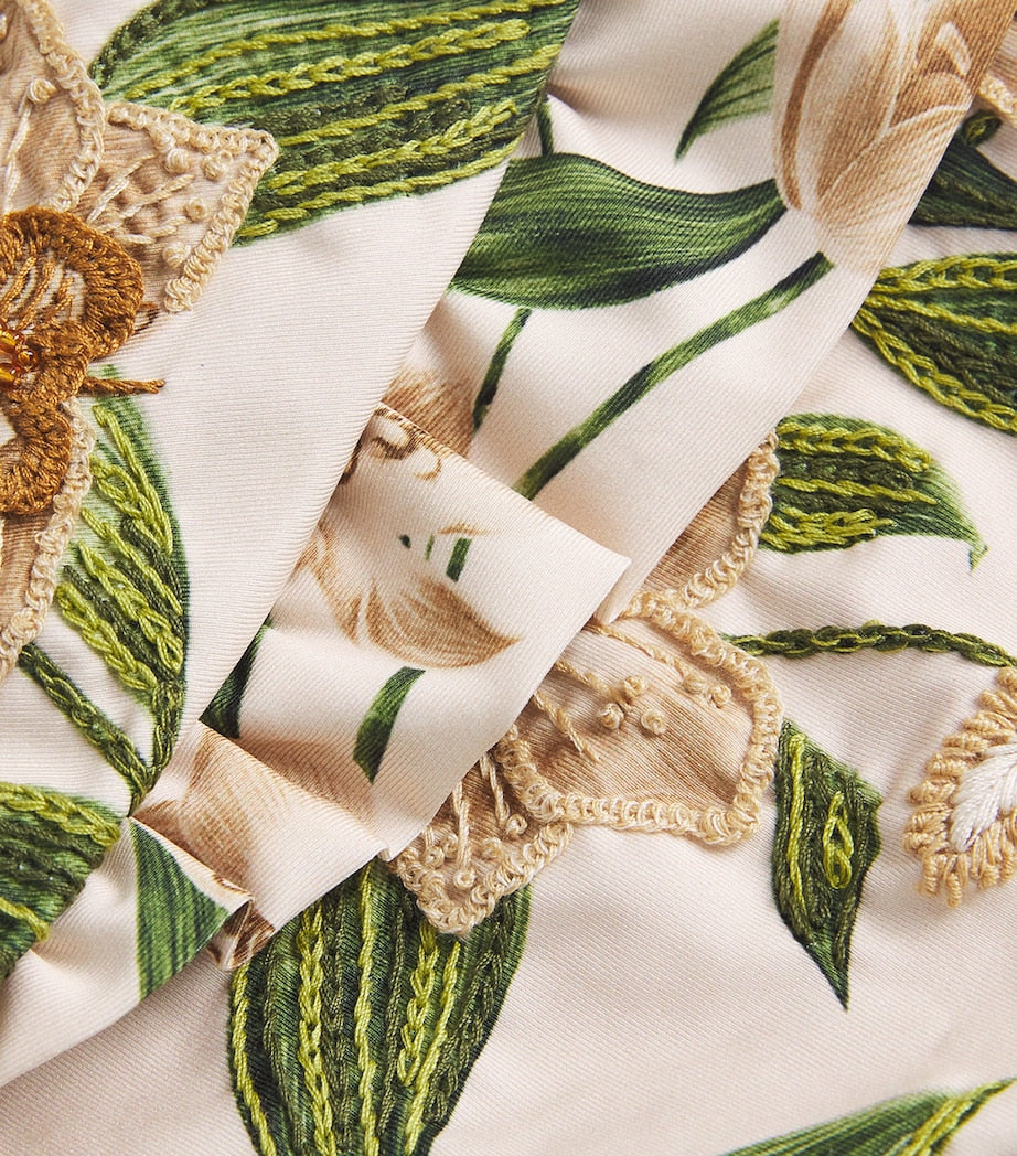 Multi Ruffle Kiwi Bikini Bottoms