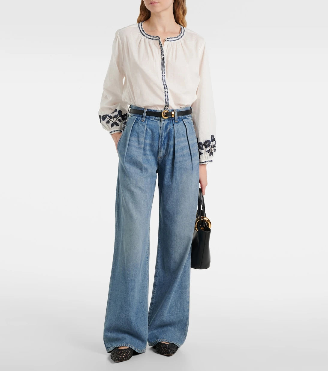 Velvet - Rahwa embroidered cotton blouse