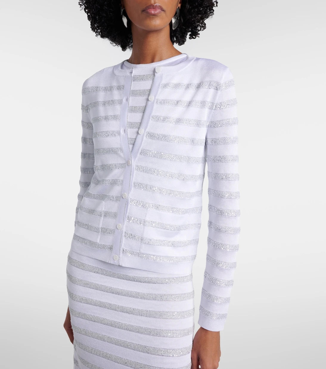 Missoni - Sequined striped cardigan