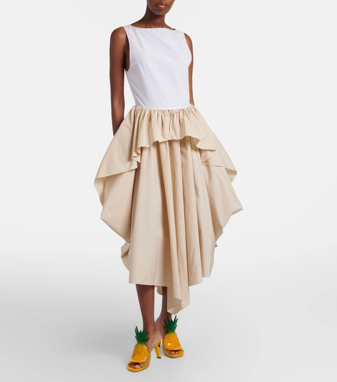 Loewe - Paula's Ibiza cotton poplin midi dress