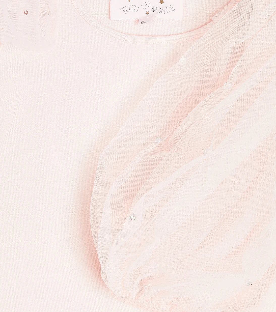 Tutu Du Monde - Papillion cotton jersey and tulle top