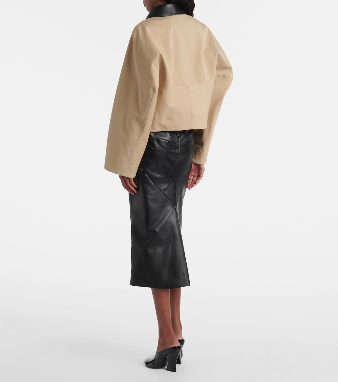 Givenchy - Cropped cotton and wool jacket