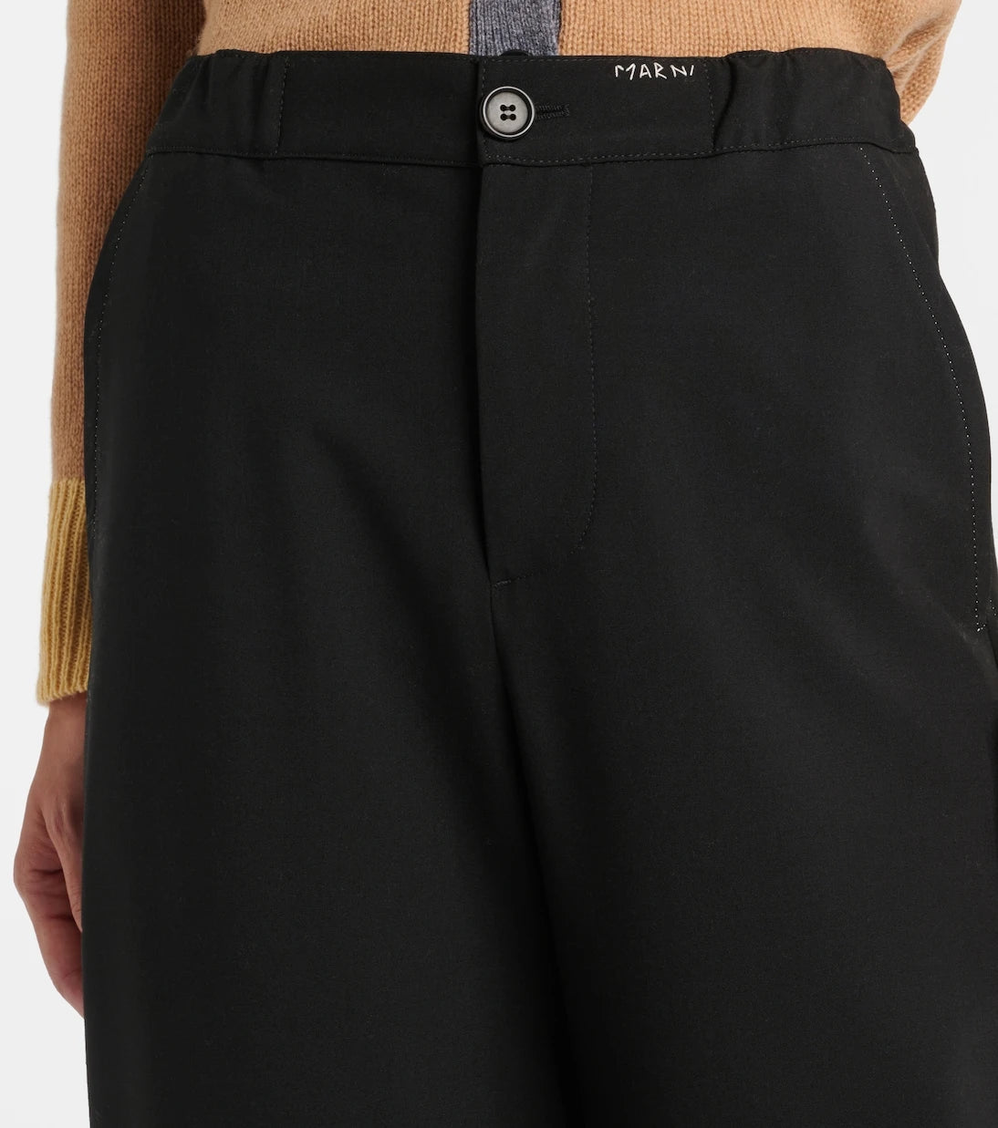 Marni - High-rise tapered pants