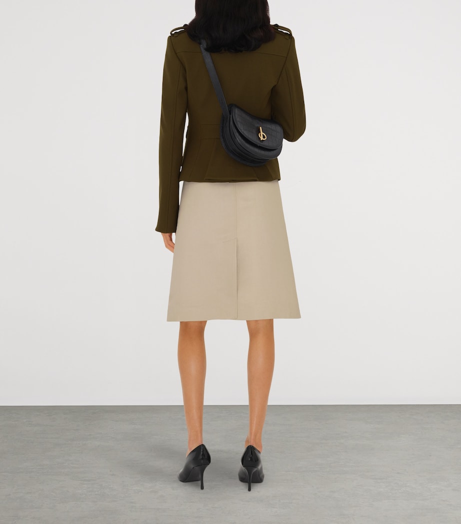 Burberry Black Small Rocking Horse Shoulder Bag