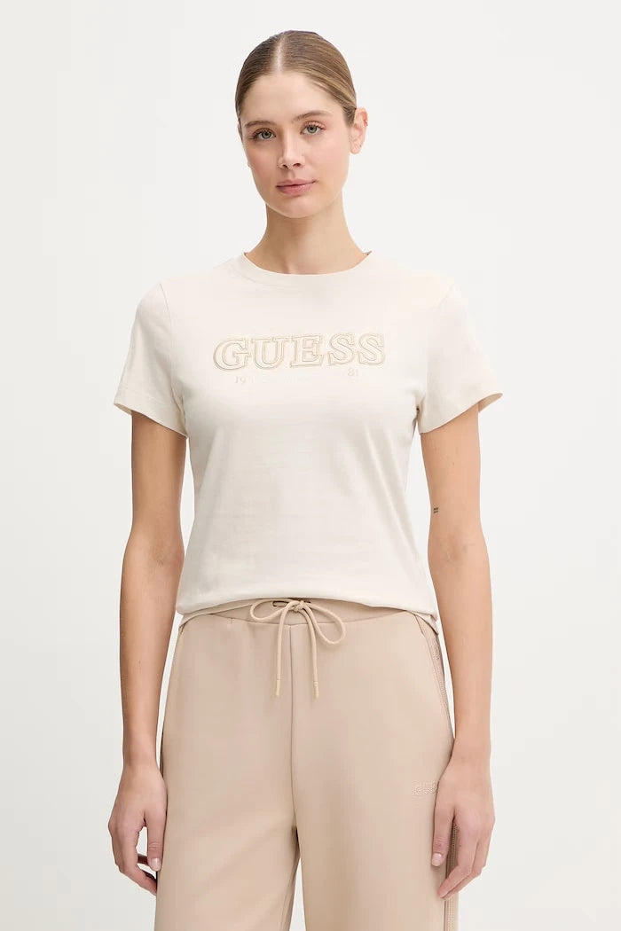 Памучна тениска Guess KETTY